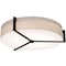 Afx Apex 33in. LED Flush Mount, Espresso Finish, Jute Shade APF3044L5AJUDES-JT - alternate 1